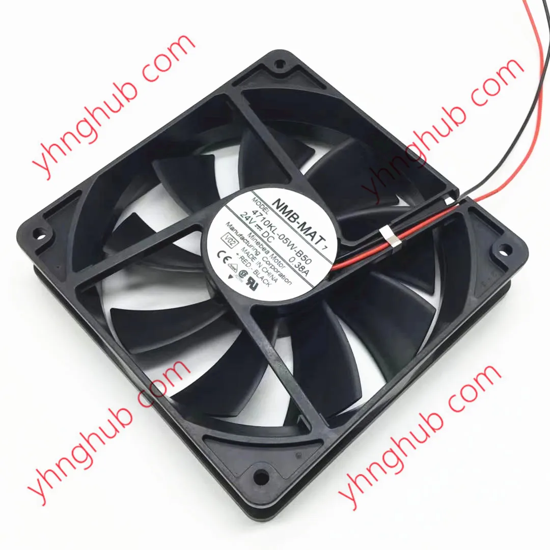 NMB-MAT 4710KL-05W-B50 V02 DC 24V 0.38A 120x120x25 мм вентилятор охлаждения сервера