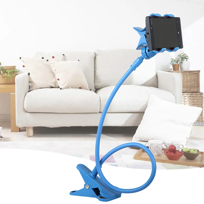 angle adjustable cradle cellular articulated arm support baby monitor mobile cell phone holder for bed record videos long arm free global shipping