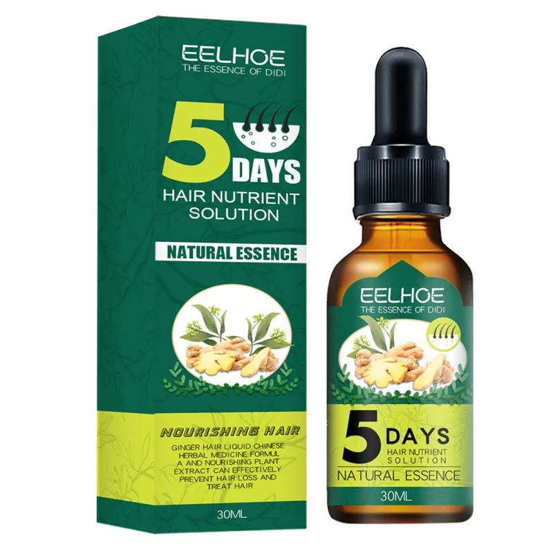 

30ml 5 Days Fast Hair Regrowth Oil Serum Growth Essence Prevent Nourishing Damaged Repair Hair Conditioner Hair Deep Care