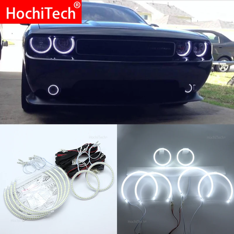 

Для Dodge Challenger 2008 2009 2010 2011 2012 2013 2014 Smd комплект светодиодов «глаза ангела» отличное Ультра яркое освещение DRL