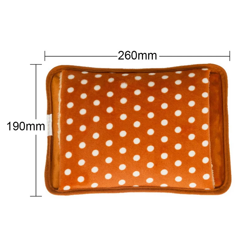Light Brown Hoomall большая емкость Милая зимняя теплая бутылка для воды Толстые грелки портативный ручной подогреватель Карманный ручной мешок для ног для горячей воды - Цвет: Light Brown