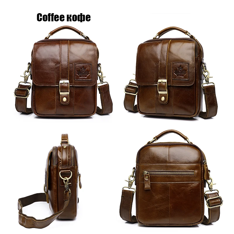 Men's Genuine Leather Bag Shoulder Bag Belt Bags Messenger Bags Men Handbag Fashion Flap Crossbody Luxury Handbag ZZNICK