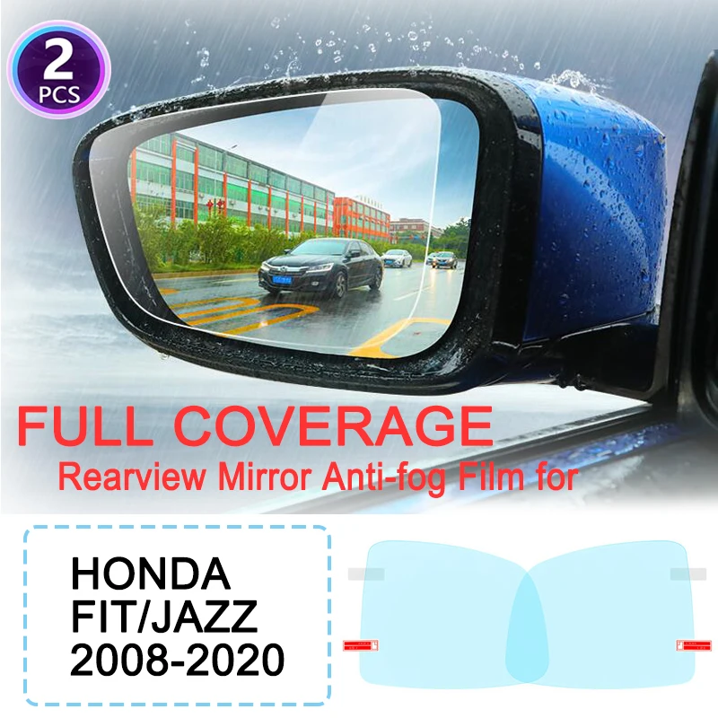 

Full Cover Anti Fog Film Rearview Mirror for Honda Fit Jazz 2008~2019 Accessories GE6 GK5 2009 2010 2014 2018 Car Clear Films