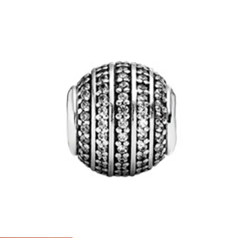 

Volayer 925 Sterling Silver Beads Confidence Charms fit Original Pandora Bracelets Women DIY Jewelry