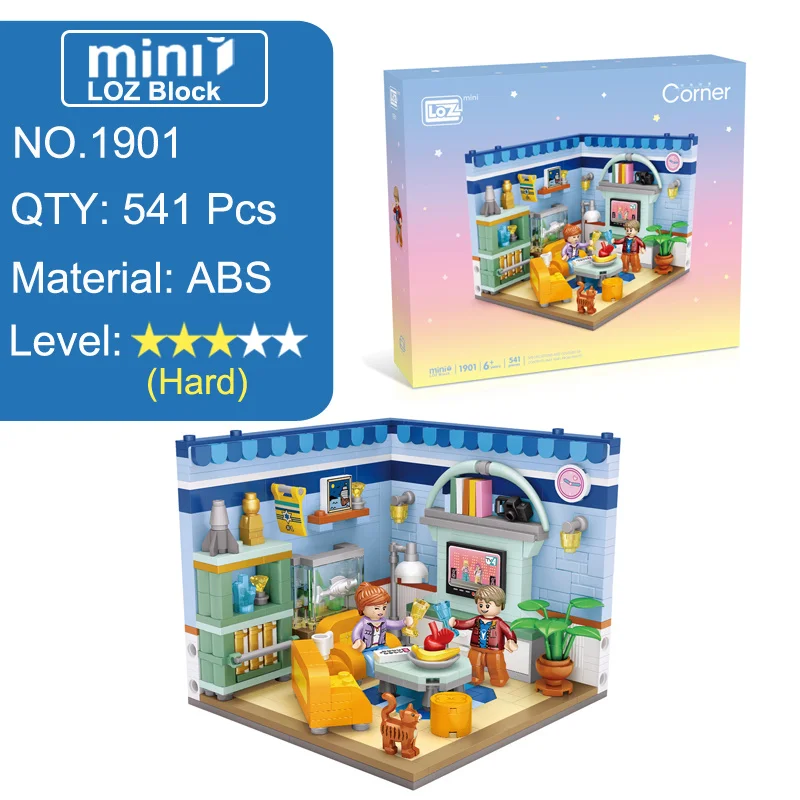 Строительные блоки LOZ игрушки друзей дома Центральная кофейня Кофе экшн фигурки