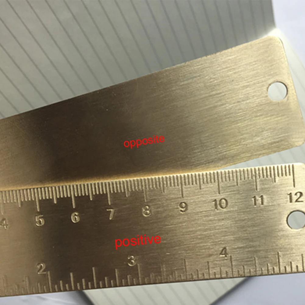 Camping Brass Vintage Accurate Hiking Portable Measuring Tool Travel Outdoor Inch Scale Bookmarks Durable Mini Ruler | Спорт и