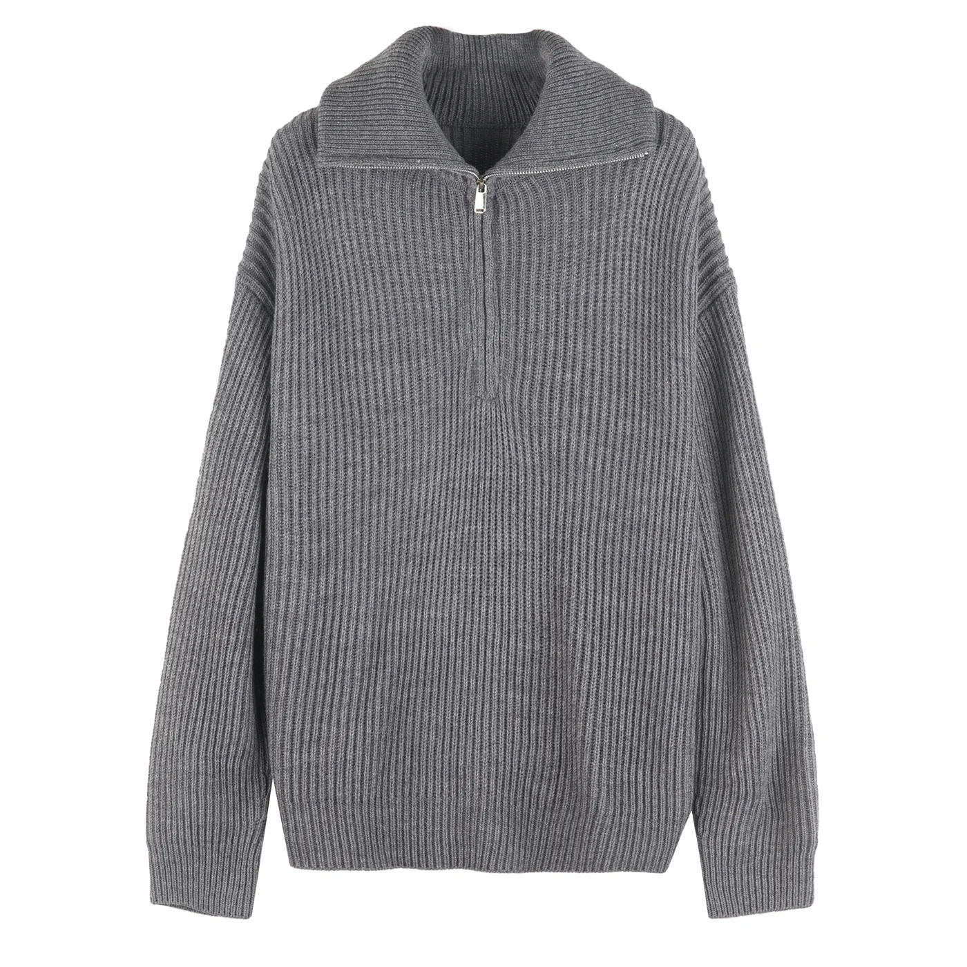 

Women's Lightweight Long-Sleeve Cable Crewneck Sweaters coats D953