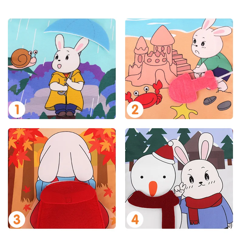 

Baby Toys 3D Soft Cloth Books Infant Animals&Vehicle Development Cloth Books For Baby Development Educational Toy 0-12 Months