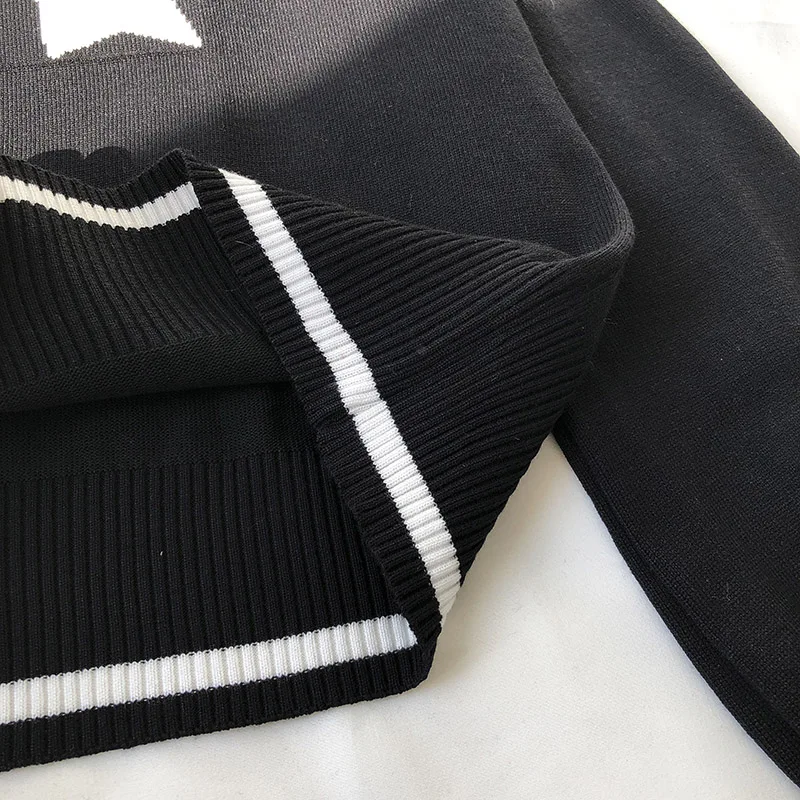 

Kimotimo Bow Sweater 2020 Autumn Long Sleeve Pullover Elegant Knitwear Korean Style Casual Pink Jumper Loose Sweaters Oversize