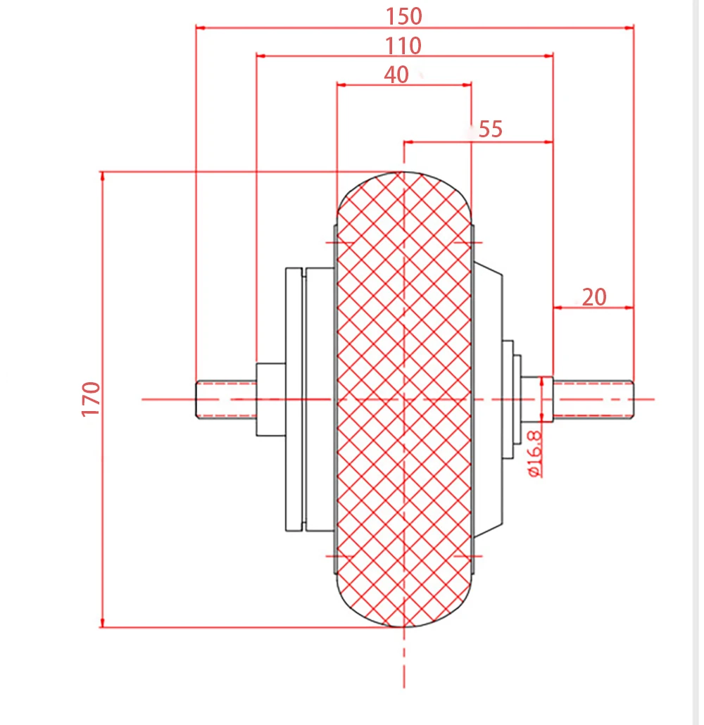 6 &quot48 v 350w электродвигатель для скутера ступицы колеса инвалидной коляски|motor for