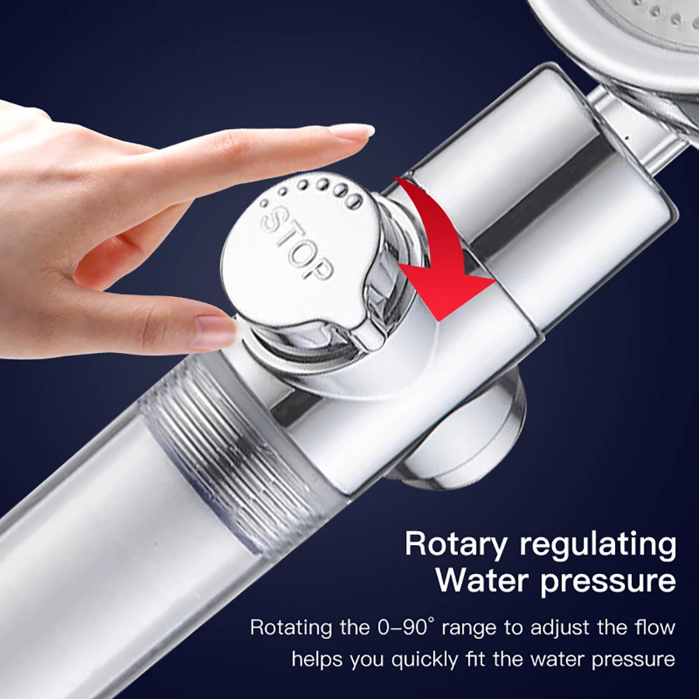 led hand shower head for bath and high pressure water saving filter bathroom accessories spa rain portable showerhead sets free global shipping