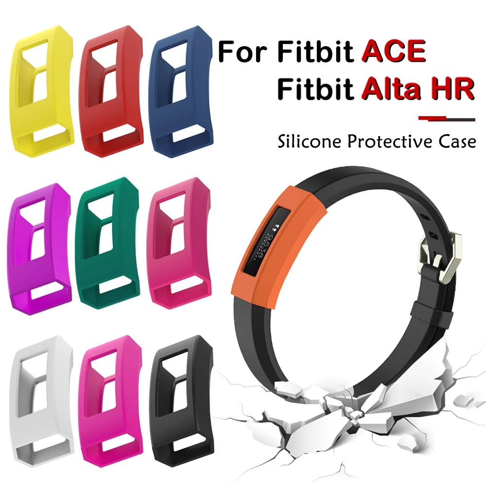 

Silicone Case Cover For Fitbit Alta HR Smart Watch Waterproof Scratch Dustproof Protective Shell Accessories For Fitbit Ace