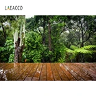 Тропический Дождливый Лес Зеленый ворс деревянный пол ребенок портрет сценическая фотография Фон фотография