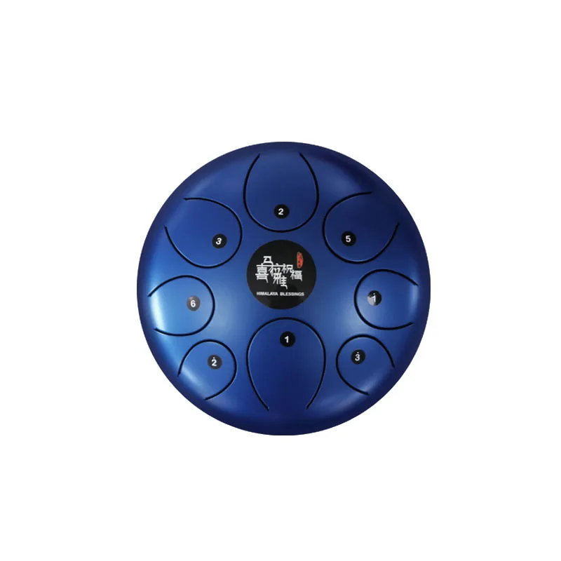 Стальной языковой барабан в " handpan с 8 шт пентатонической музыкальной нотой D E F# A B D E F# и любого цвета