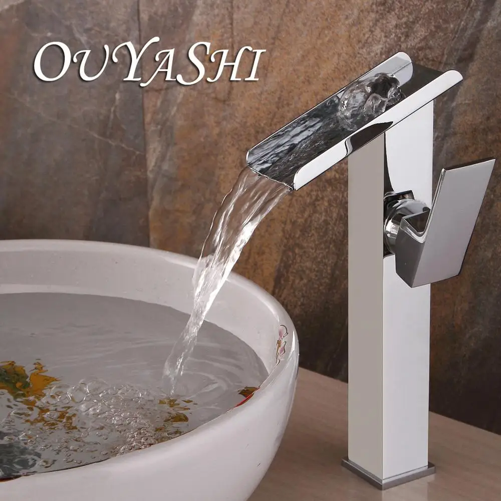 OUYASHI смеситель для ванной комнаты с одним отверстием современный водопад