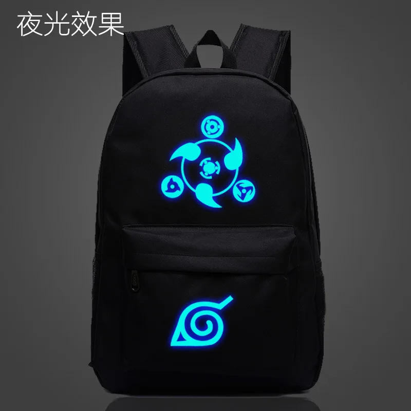 

sharingan backpack schoolbag cartoon leisure canvas backpack for male and female high school students