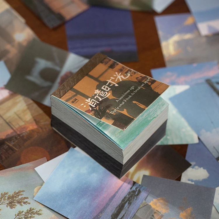 

400 pieces of anonymous mail account retro nostalgic material paper stickers cut mobile phone case decoration note paper station