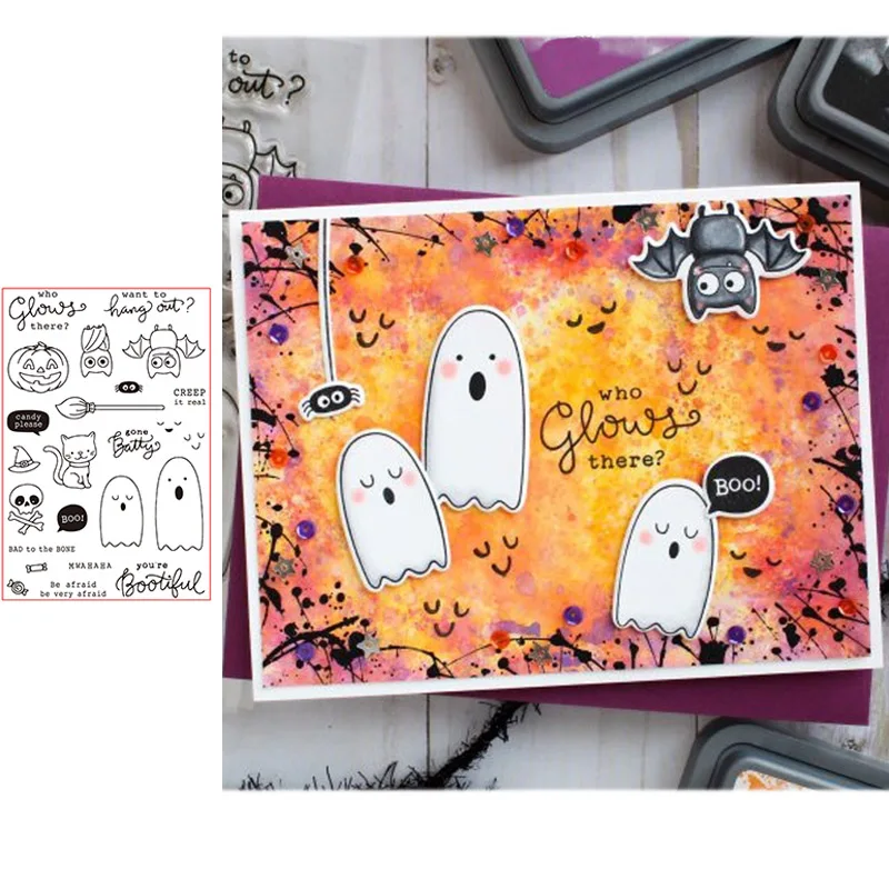 Прозрачный силиконовый штамп/печать для скрапбукинга/декора фотоальбома