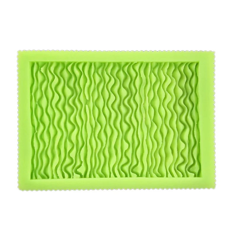 Волнистые изогнутые силиконовые формы Жевательная паста помадка форма для торта