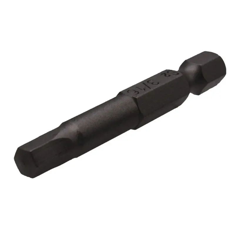 10 шт Черный Магнитный Биты с шестигранной отверткой S2 Сталь 1/4 дюймовые