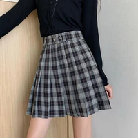 women skirts gothic streetwear high waist fashion short skirt goth skirt plaid pleated mini skirts harajuku grunge sexy skirt