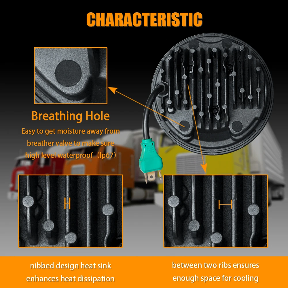 Аксессуары для мотоциклов черный/Хромированный налобный фонарь 5-3/4 дюйма Harley Dyna