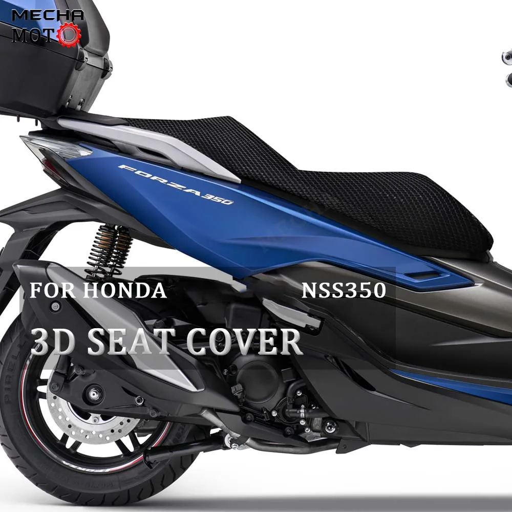 

For Honda For Forza350 NSS350 Seat Cushion Cover For Forza NSS 350 Motorcycle Net 3D Mesh Protector Insulation Cushion Cover