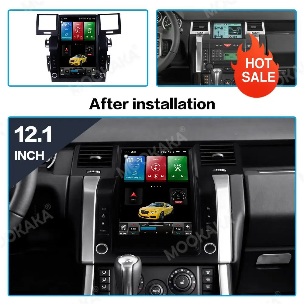 Для Land Rover Range Sport Android 10.0DVD плеер Радио 2005 2009 сенсорный экран мультмедиа GPS