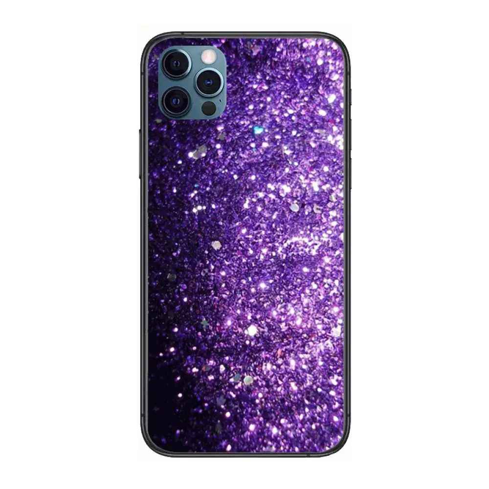 

Cover Lovely Purple Glitter Fashion Phone Case cover For OPPO A91 9 83 79 92s 5 F9 A7X Reno2 Realme6pro 5 black tpu cell cov