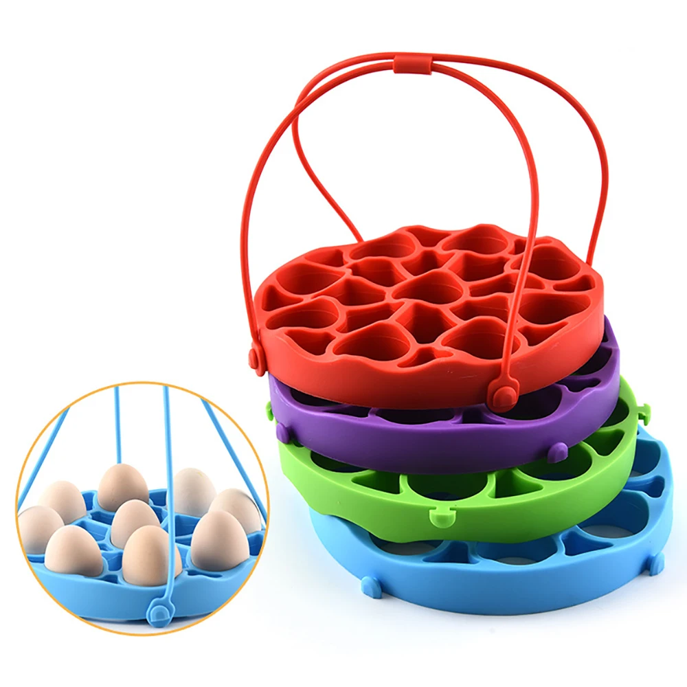 

Многофункциональный силиконовый отпариватель для яиц, полка для яиц с ручкой, подвесная веревка, силиконовый отпариватель, кухонный инстру...