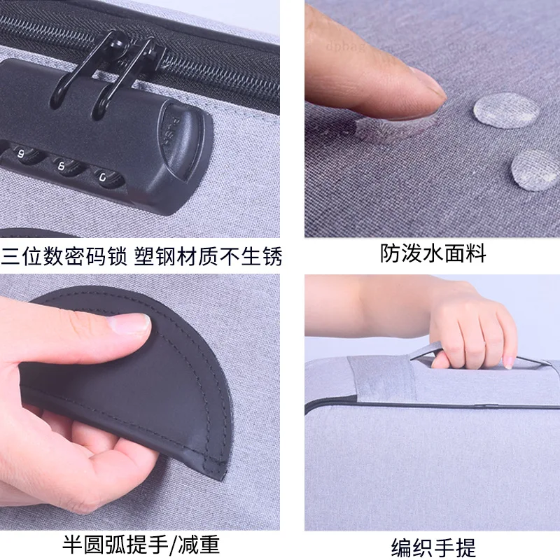 Большой Вместительный органайзер для документов сумка путешествий ID кредитная