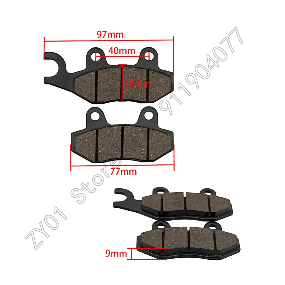 

Off-Road Motorcycle Front And Rear Disc Brake Pads Are Suitable For Jialing Ccabbage CQR250 Zongshen ZS125GY/200GY