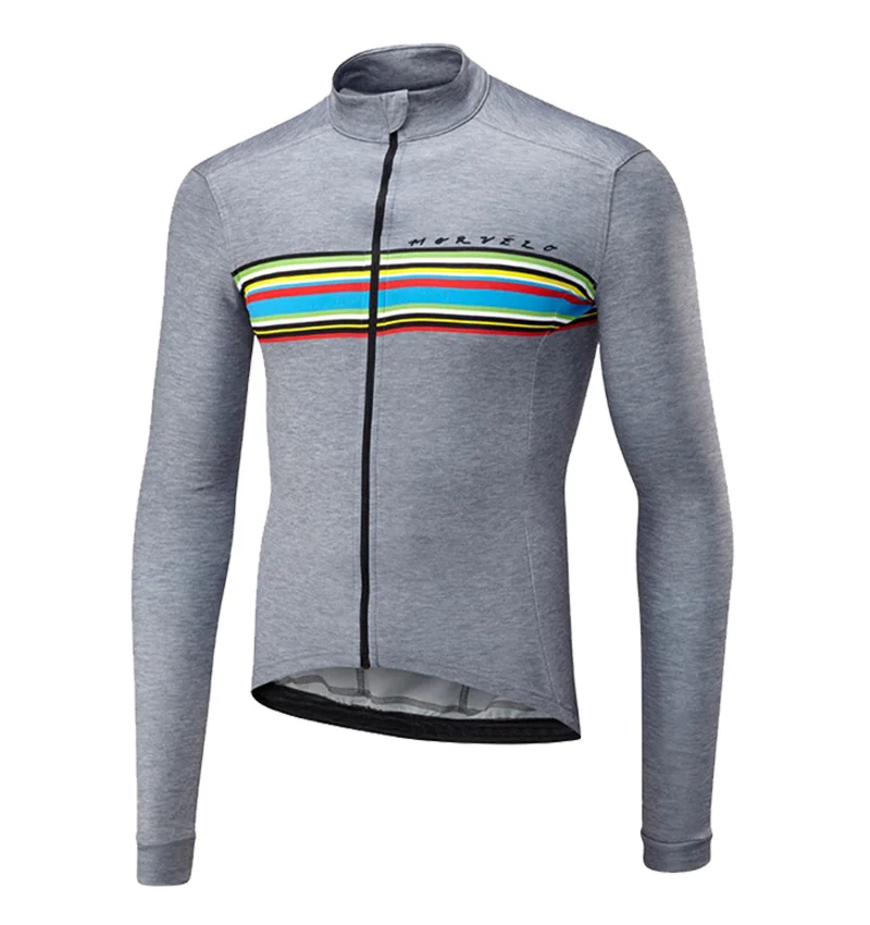 

2018 long sleeve thermal Jersey road bicicleta maillot ciclismo mtb bike jerseys winter cycling clothing men Ropa de invierno