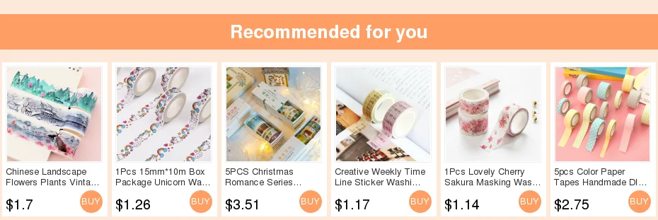 2 pcs/pack Creative Molang Pet Washi Tape Adhesive Tape DIY Scrapbooking Sticker Label Craft Masking Tape