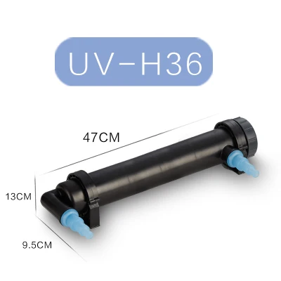 JEBO 220~ 240V 5W~ 36W УФ стерилизатор лампа светильник очиститель воды для аквариума Пруд аквариум Ультрафиолетовый фильтр осветитель - Цвет: 36WExternal germicid