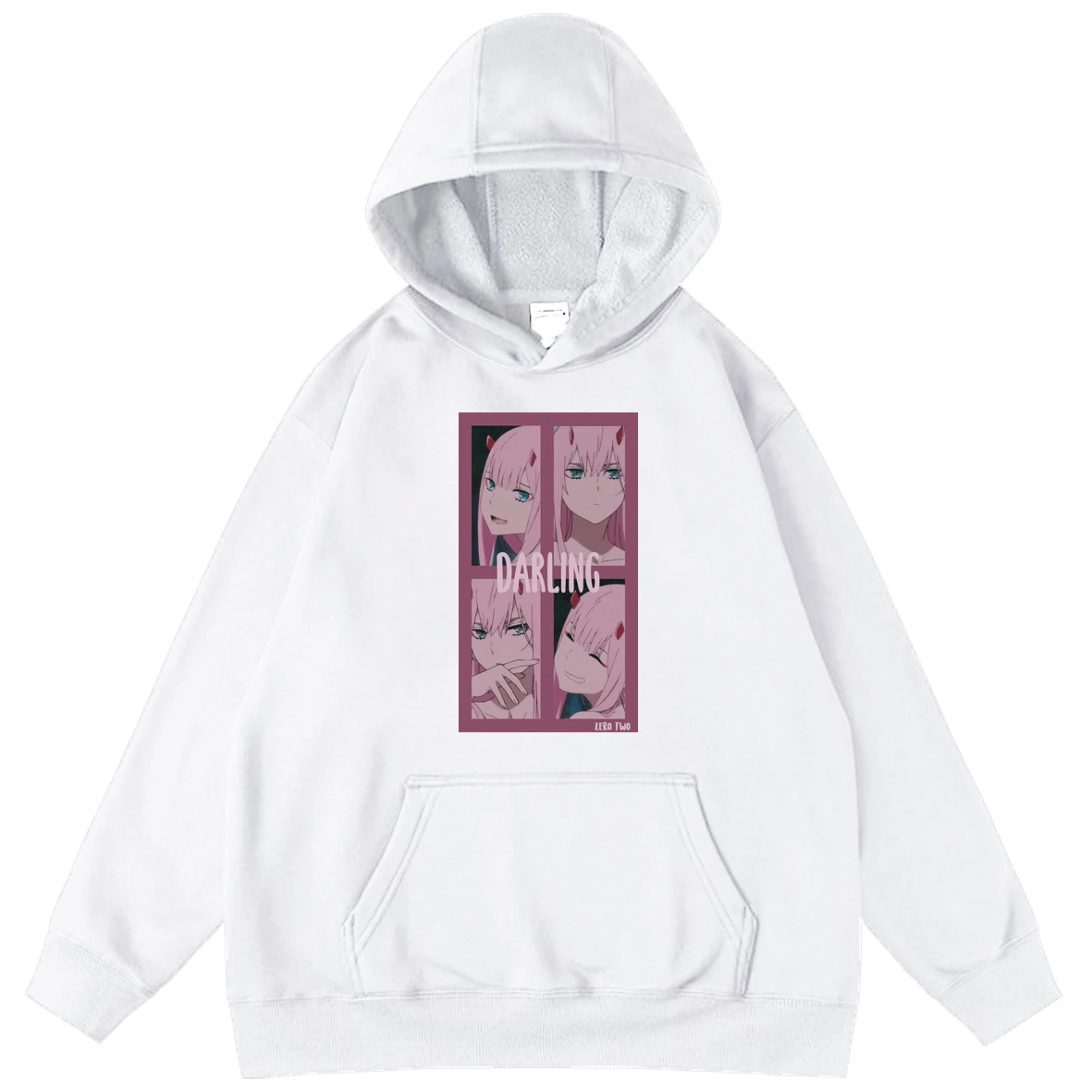 

DARLING in the FRANXX Manga Print Boy Girls Hoodies Fun Anime Children's Clothes New Daily Outerwear Fleece Hooded Sweatshirt