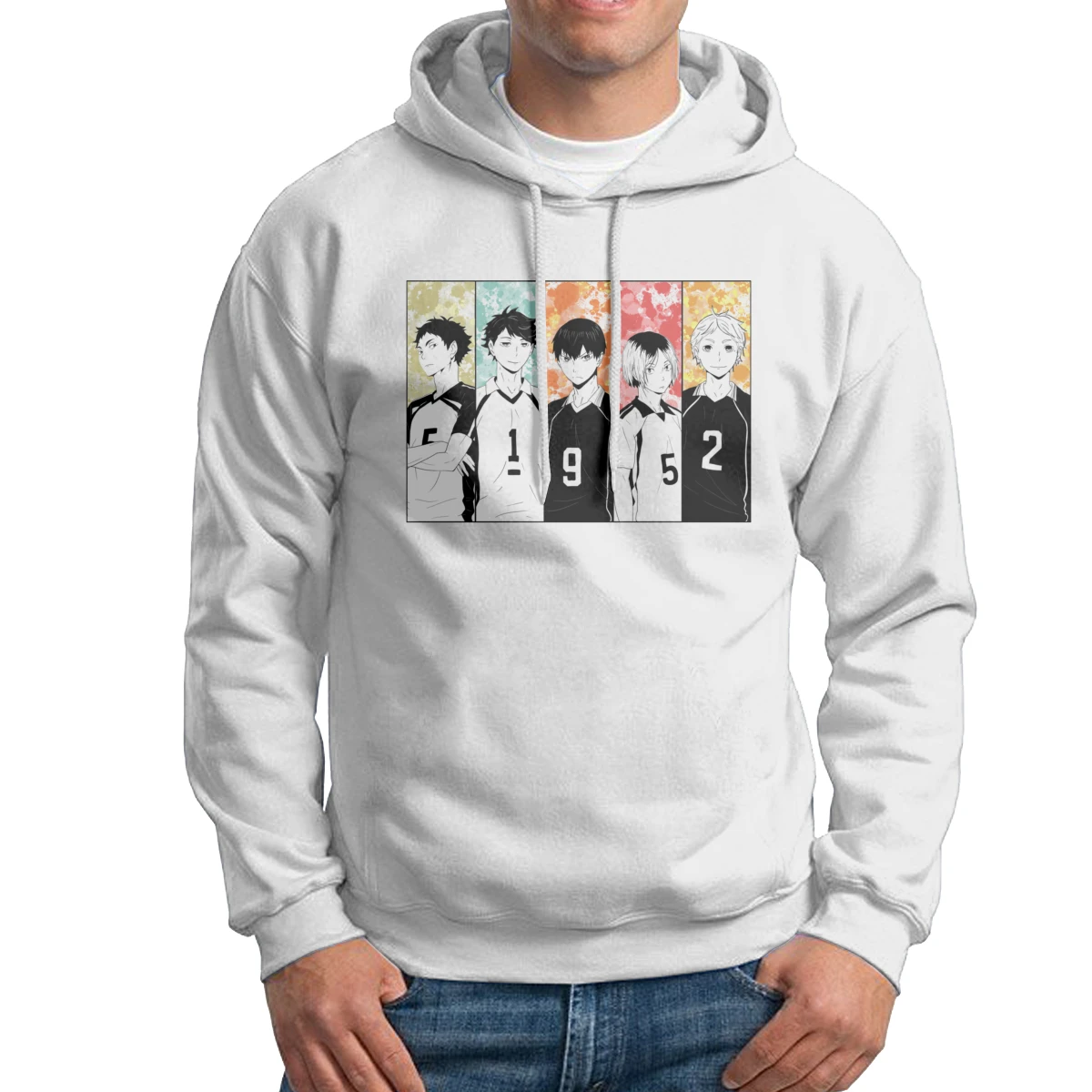 

Толстовка Haikyuu Setter из хлопка с графическим принтом
