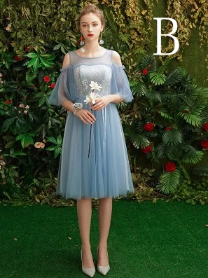 Короткое короткое платье для девочек подростков серое синее Простое Элегантное