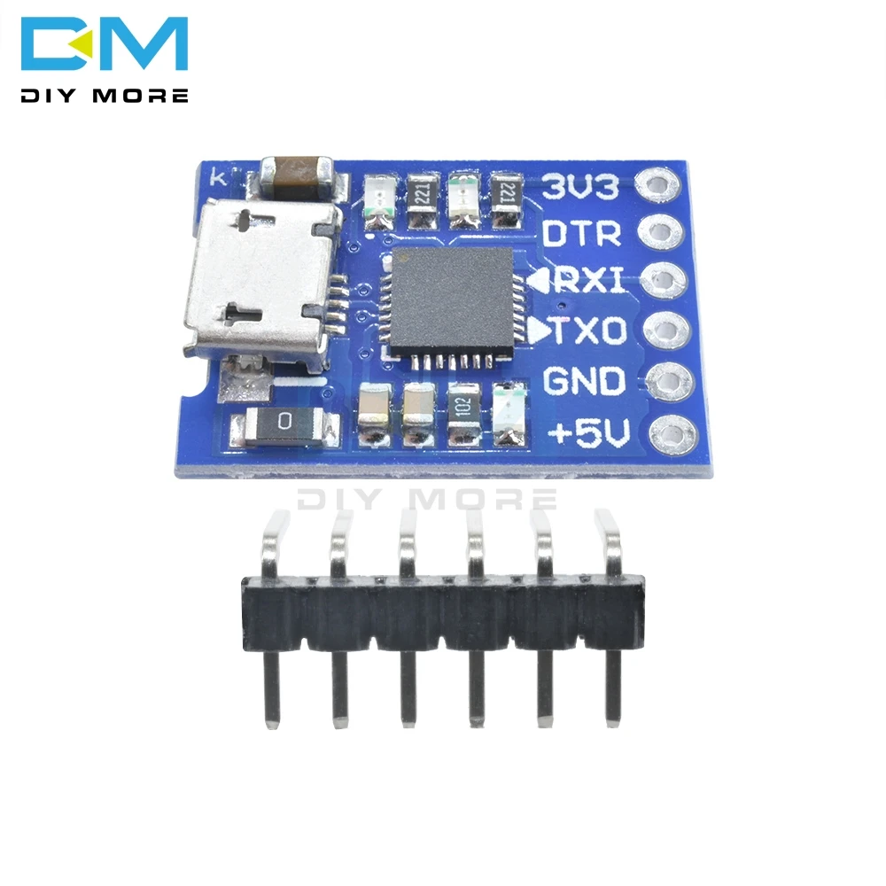 Модуль платы CJMCU CP2102 MICRO USB в UART TTL последовательный преобразователь с 6 контактами