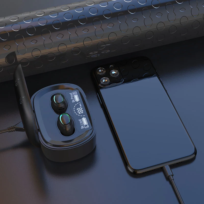 

MD06 TWS 5.1 Wireless Bluetooth Headset Touch Sports Waterproof Smart Noise Reduction Stereo Earbud Headphone For IOS/Android