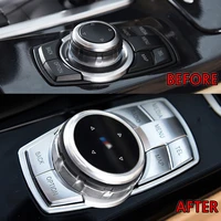 original car multimedia buttons cover button stickers for bmw 1 2 3 4 5 7 series x1 x3 x4 x5 x6 f30 f10 modification accessories