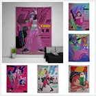 Домашний японский журнал аниме, гобелен для девочек, милый Декор для комнаты в стиле хиппи, домашний декор, настенное украшение, милый Декор для комнаты, гобелен