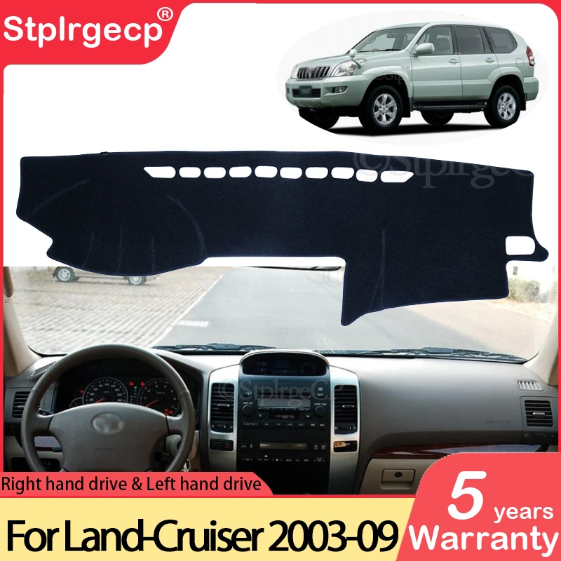 

Противоскользящий коврик для Toyota Land Cruiser Prado 120 J120 2003 ~ 2009, накладка на приборную панель, солнцезащитный козырек, аксессуары для приборной панели 2004 2005 2007