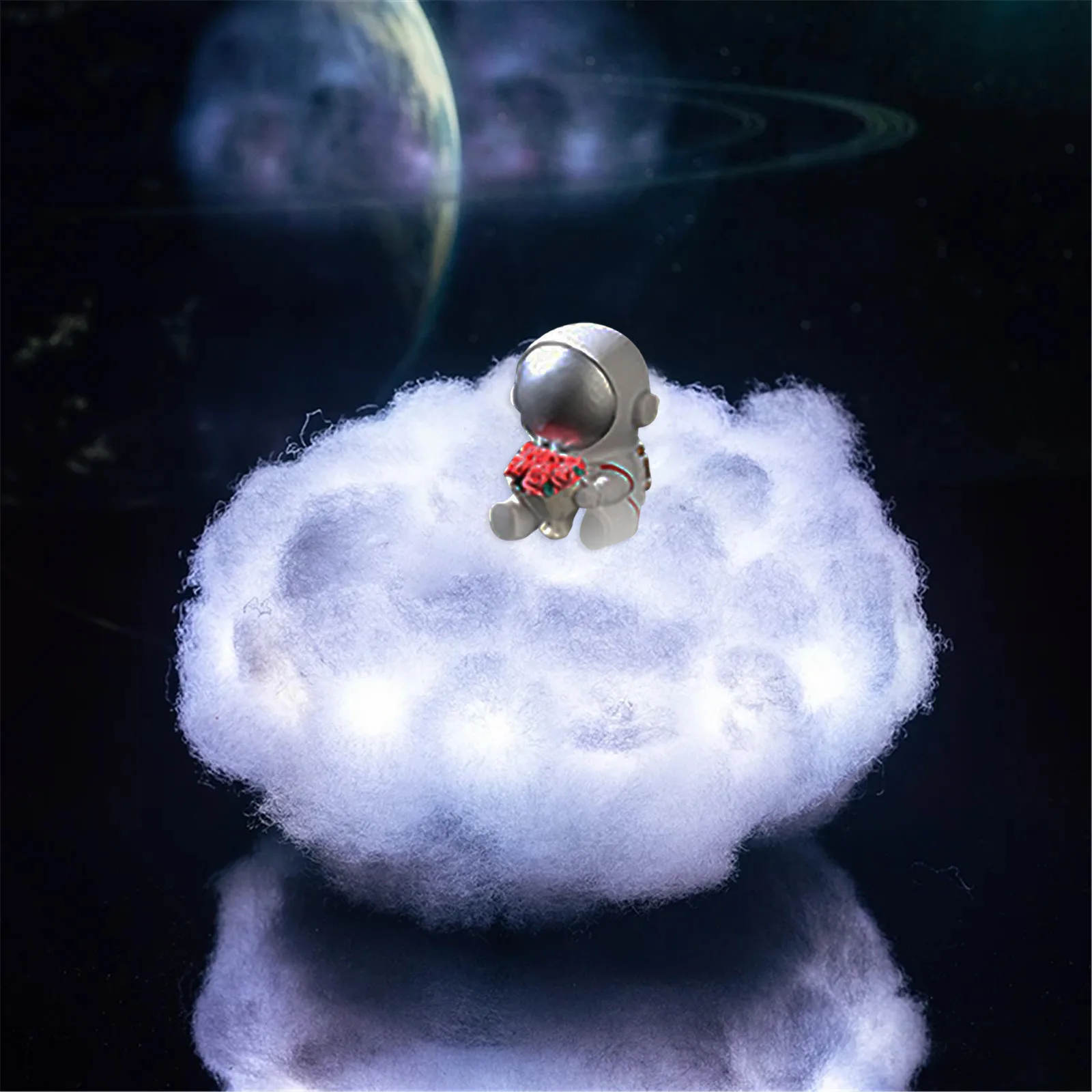 

LED Astronaut Cloud Light Decoration lights USB party Colorful Clouds Astronaut Lamp With Rainbow Effect As Children Night Ligh