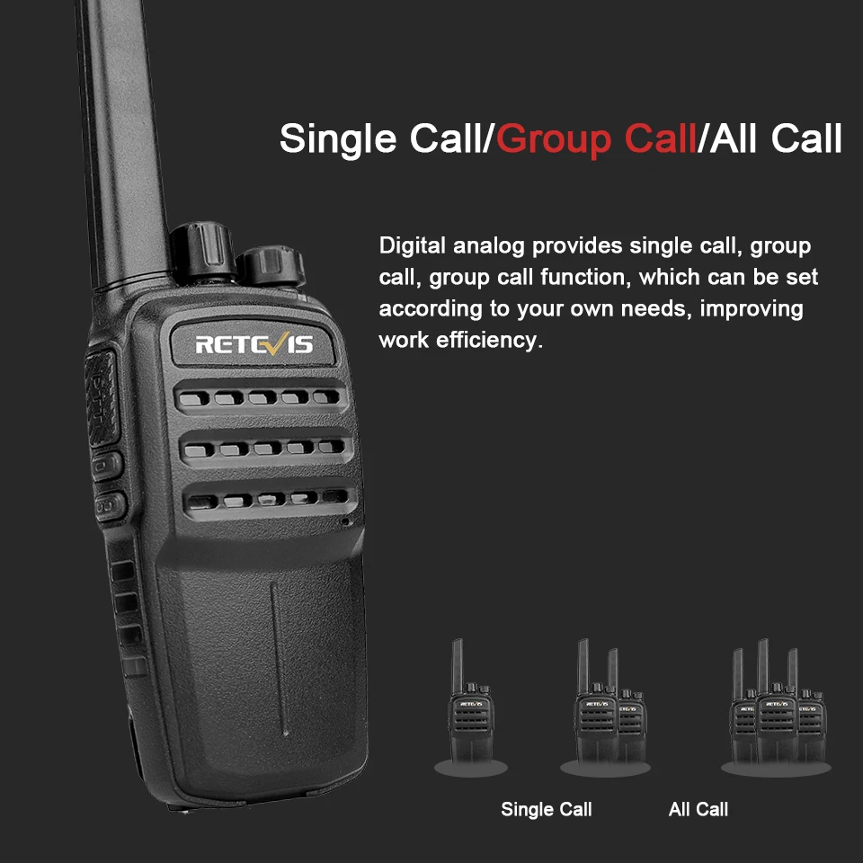 RETEVIS RT40 DMR цифровая рация PMR446/FRS PMR 446MHz радио Comunicador 0,5 W VOX двухсторонний радиоприемопередатчик