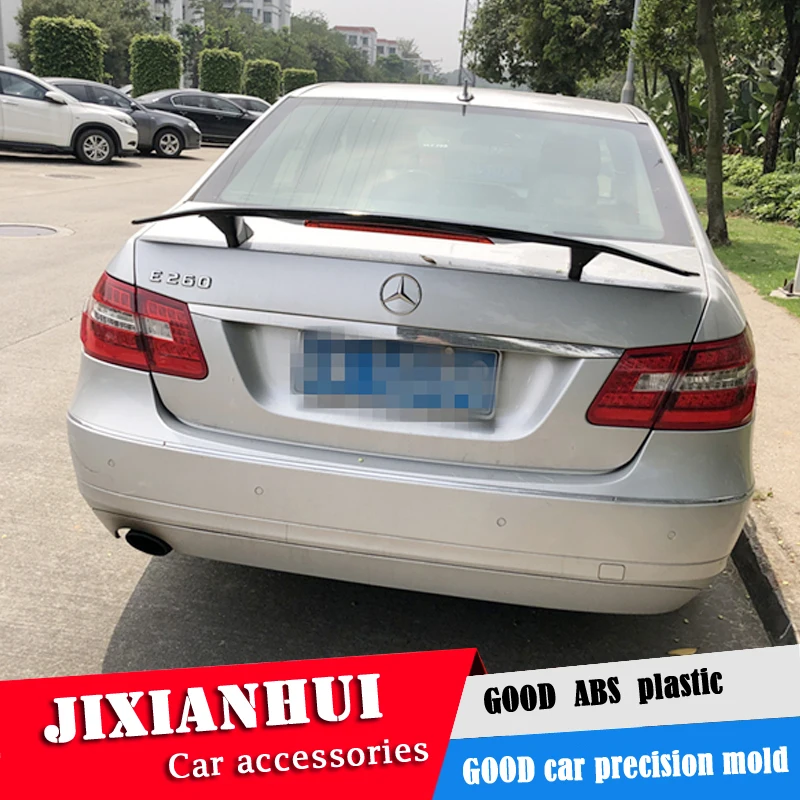 Для W212 спойлер 2006 2018 Mercedes Benz E CLASS TF E200 E260 E63 Спойлер ABS Материал заднего крыла