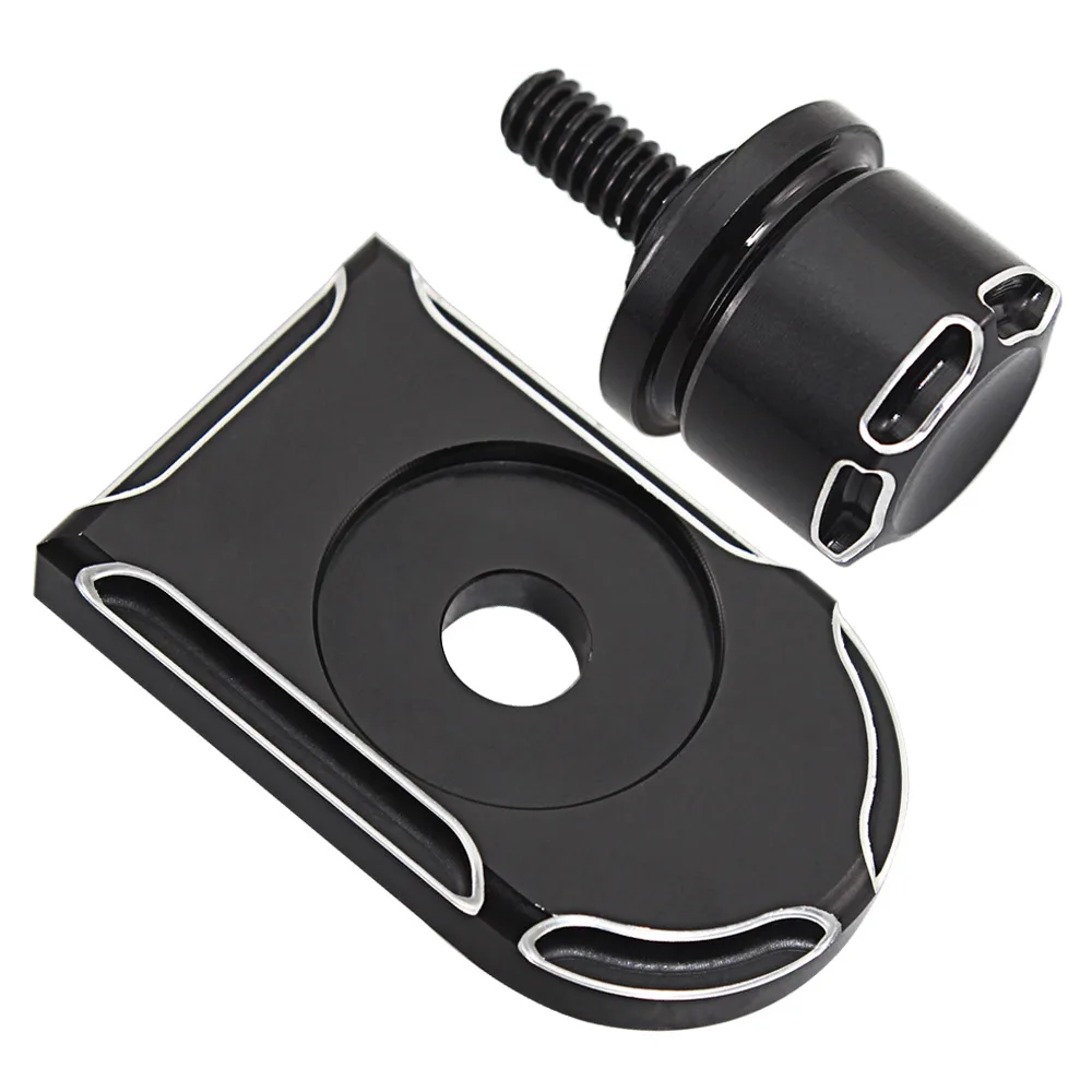 Мотоцикл черный заднее крыло шуруп Крепления Сиденья Tab крышка оборудования края