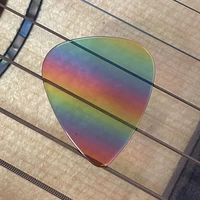 lots of 100 pcs rainbow transparent medium 0 71mm celluloid guitar picks plectrums