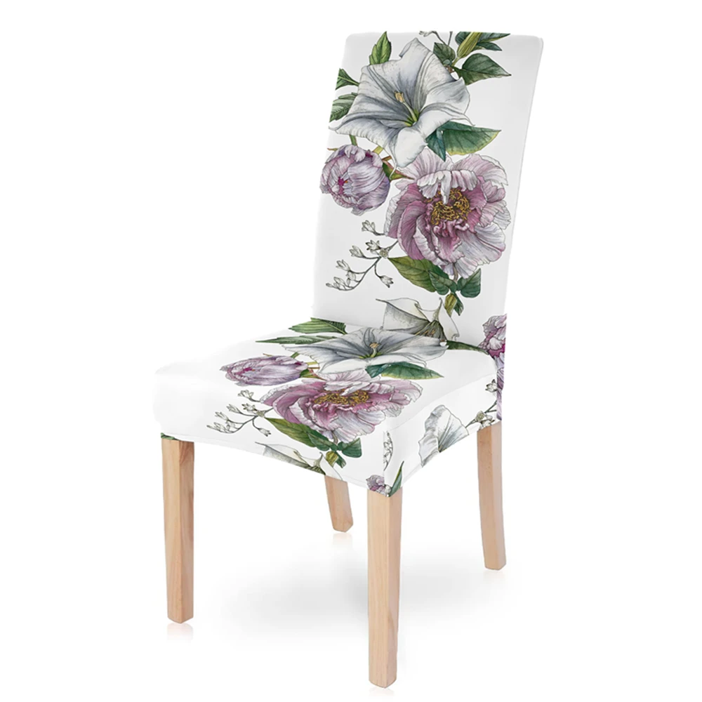 Эластичный эластичные чехлы на кресла спандекс для свадьбы столовой Съемный