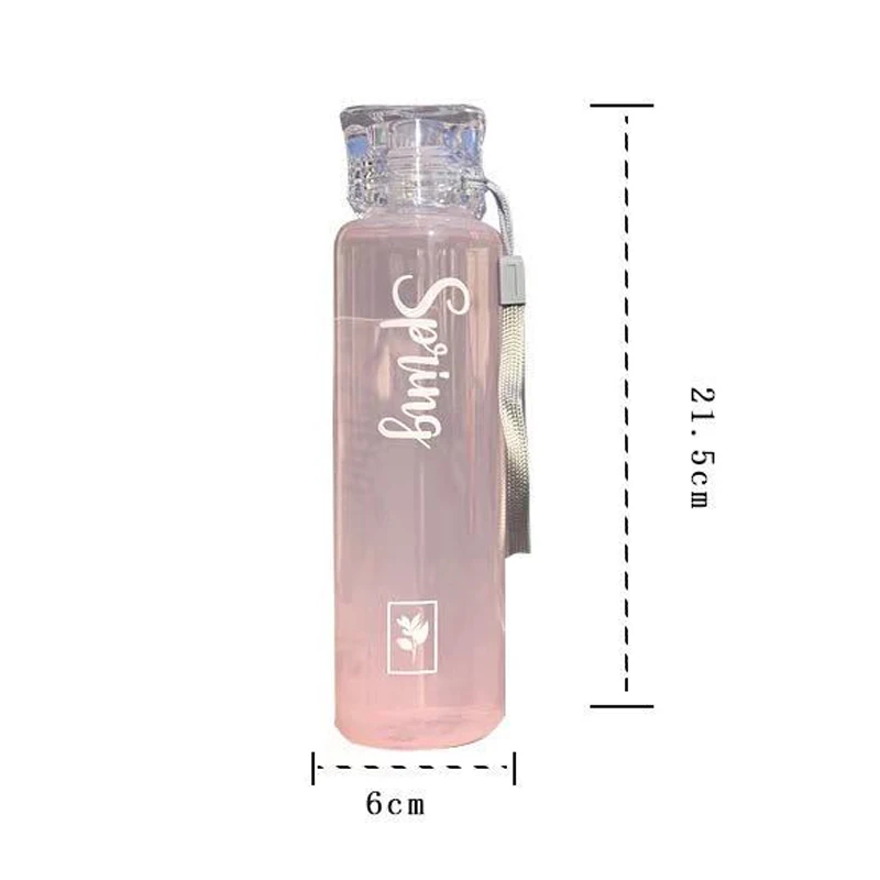 Большая вместительная короткая матовая термостойкая стеклянная чашка для воды